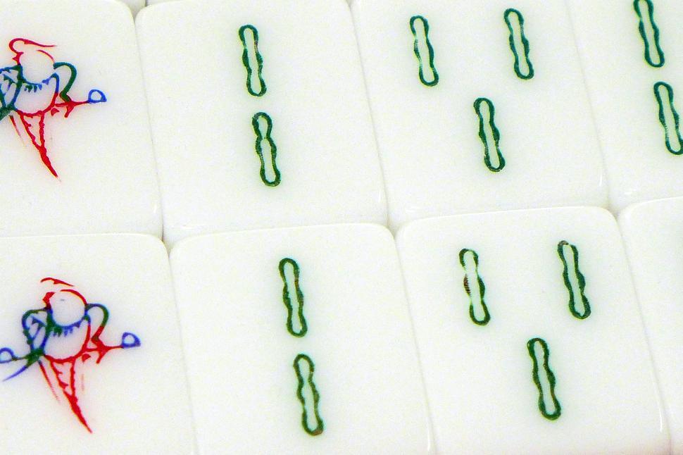 Free Image of Mahjong Tiles 