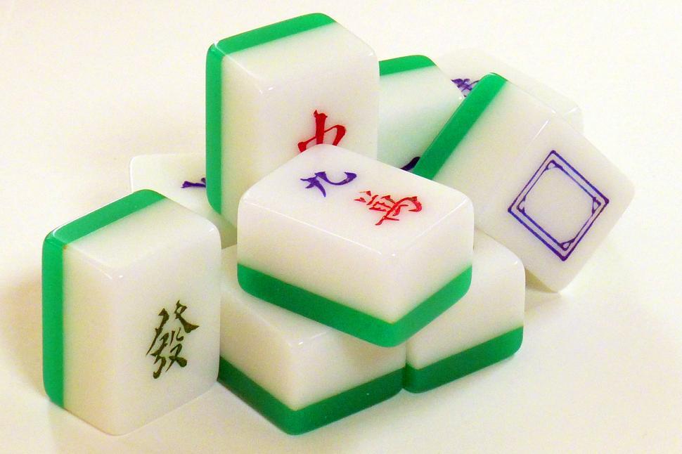 Free Image of Mahjong Tiles 