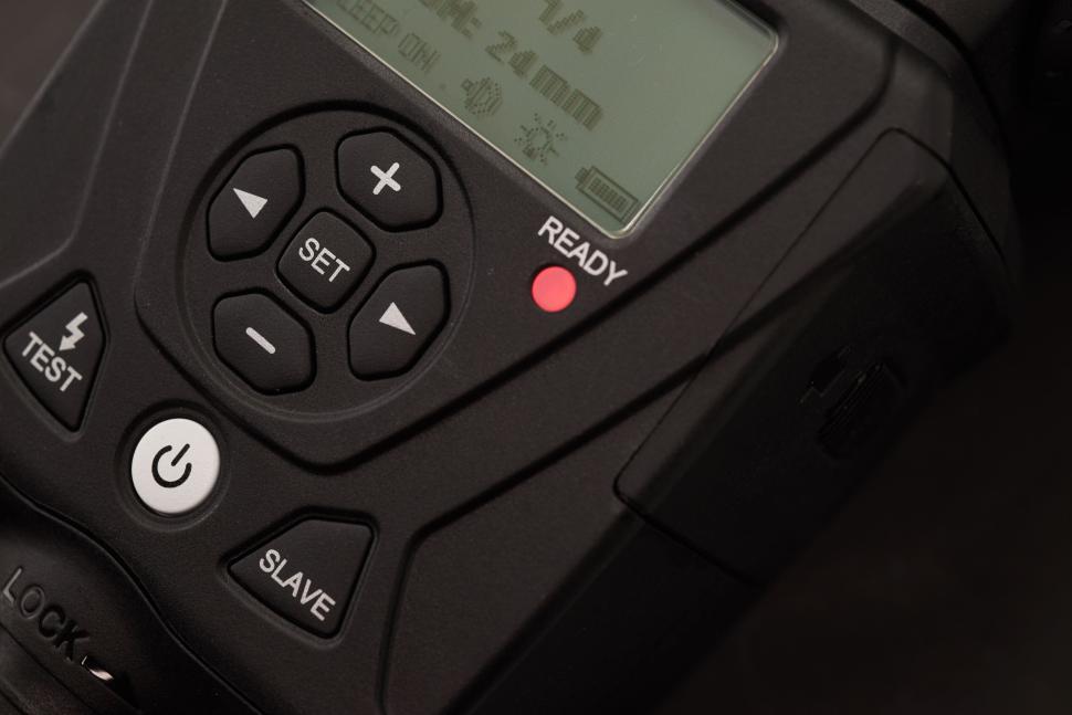 Free Image of Close-up of camera control panel displaying settings 
