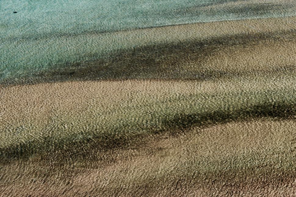 Free Image of Abstract aerial view of beach with turquoise waters 