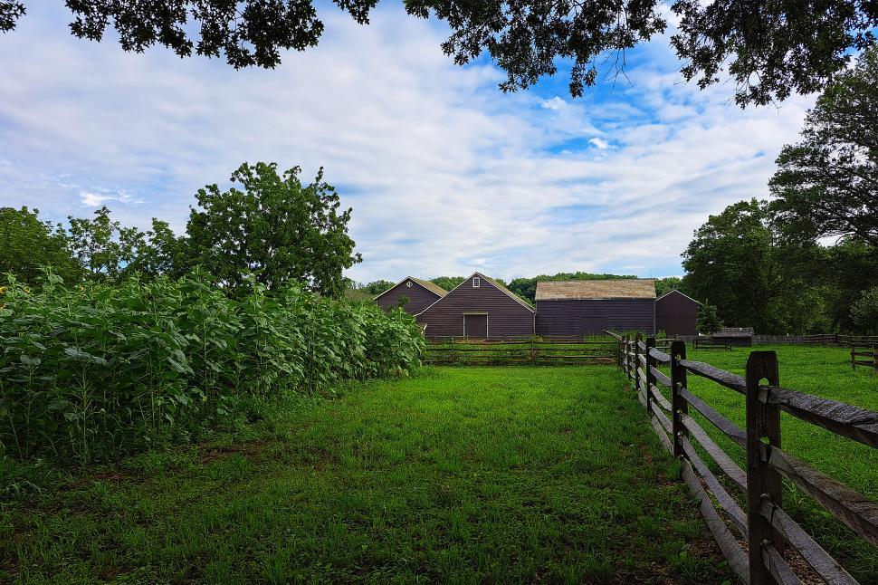 Free Image of Clouds Over Farm 