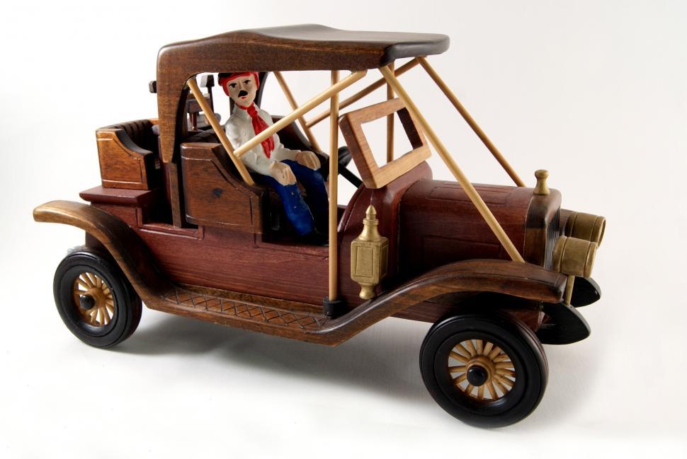 Free Image of Model wood Car 