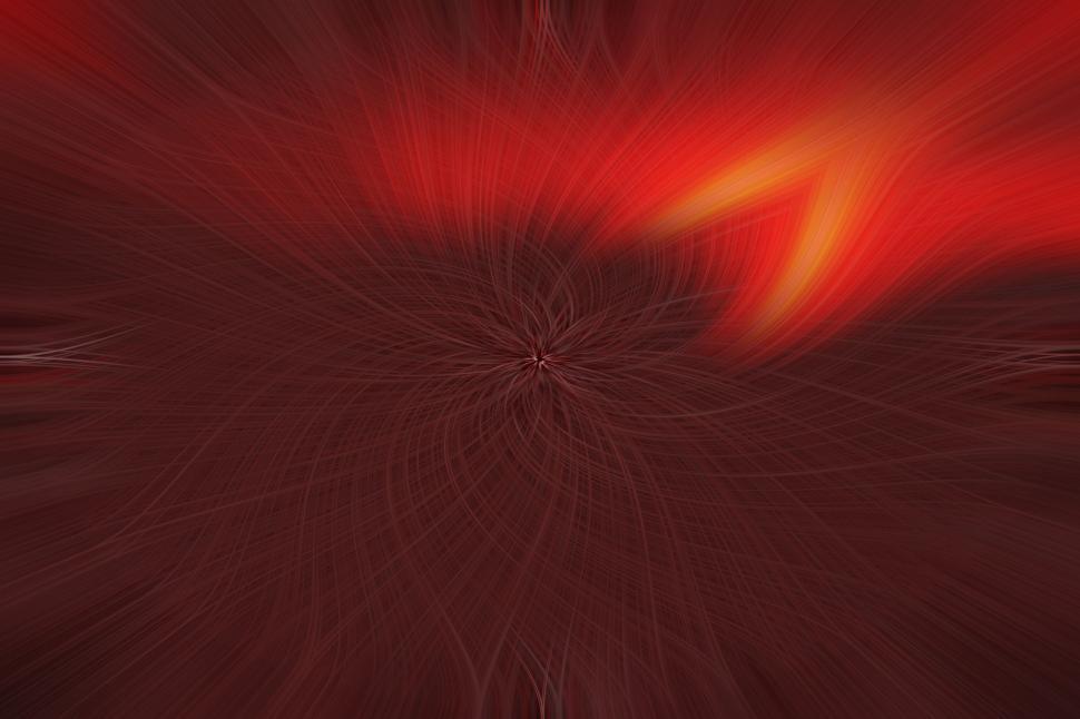 Free Image of Abstract red and orange swirls converging at the center 