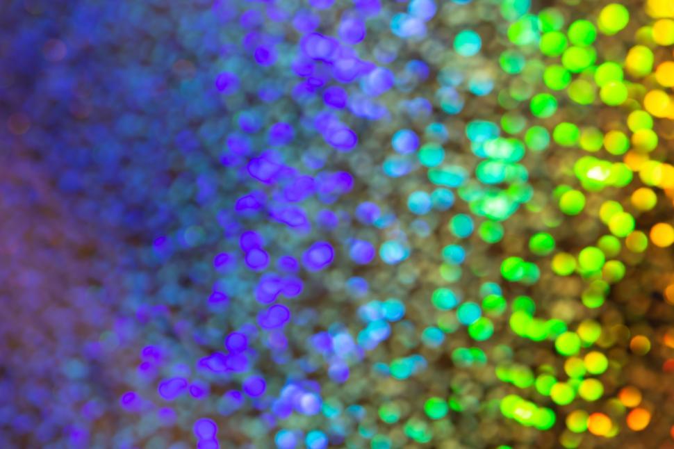 Free Image of Bundles of small multicolored lights glitter and shimmer 