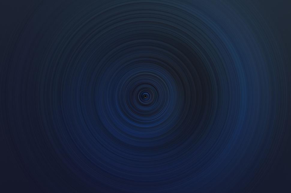Free Image of Concentric dark blue circles creating a hypnotic vortex 