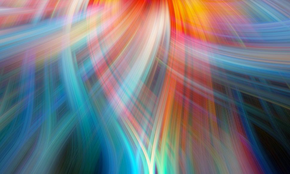 Free Image of Vibrant multicolored lines creating a dynamic pattern 