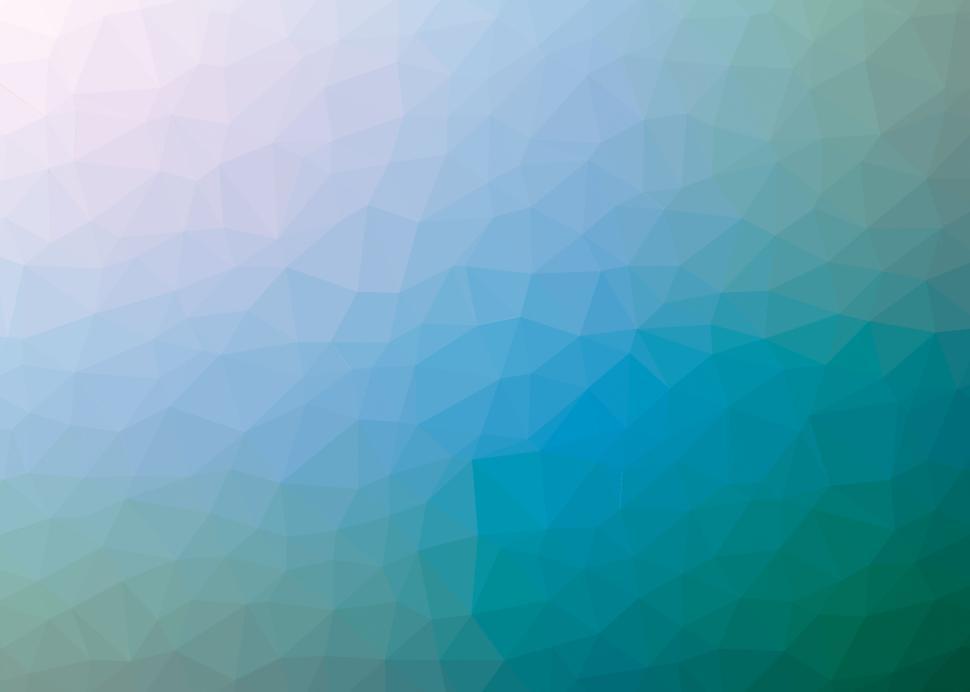 Free Image of Soft gradient polygonal background with blue to teal hues 