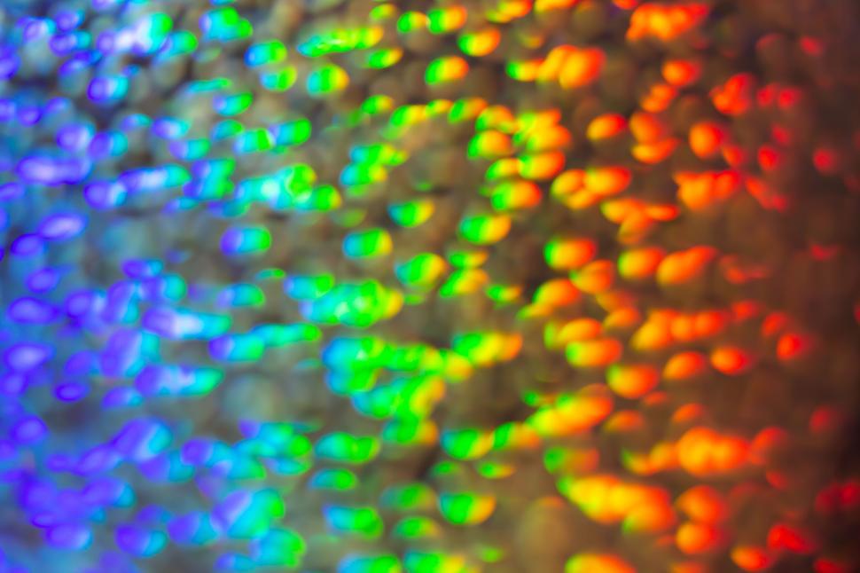 Free Image of Bright rainbow pattern with luminous abstract details. 