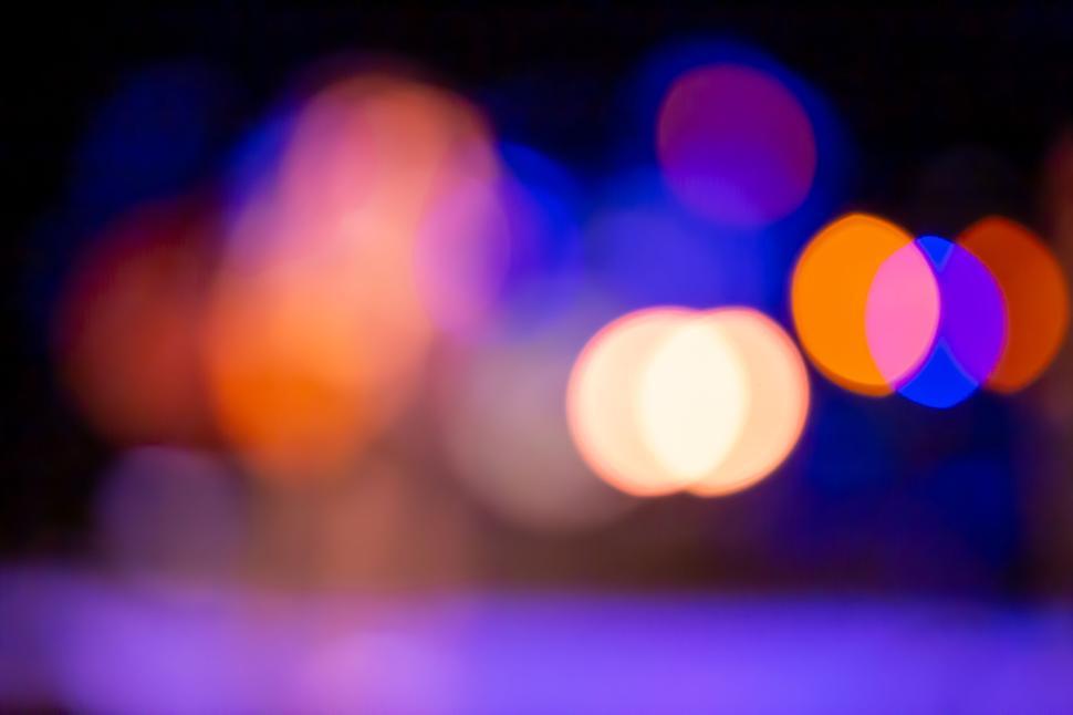Free Image of Vivid bokeh circles of light in various colors, abstract. 