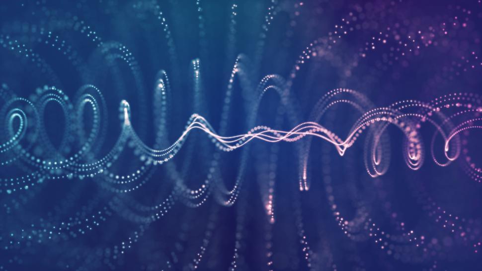 Free Image of  Particle background  