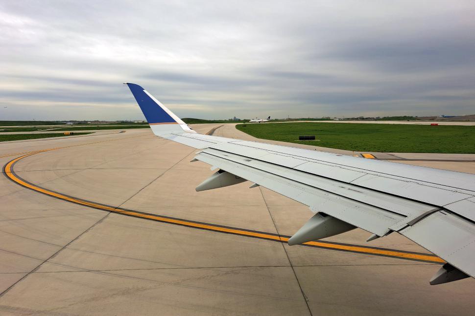Free Image of Jet Plane Taxing 