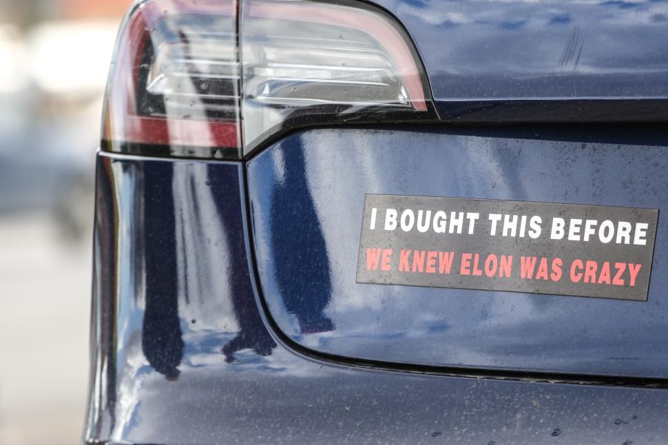 Free Image of Political protest in the United States highlighting public sentiment towards Elon Musk s actions 