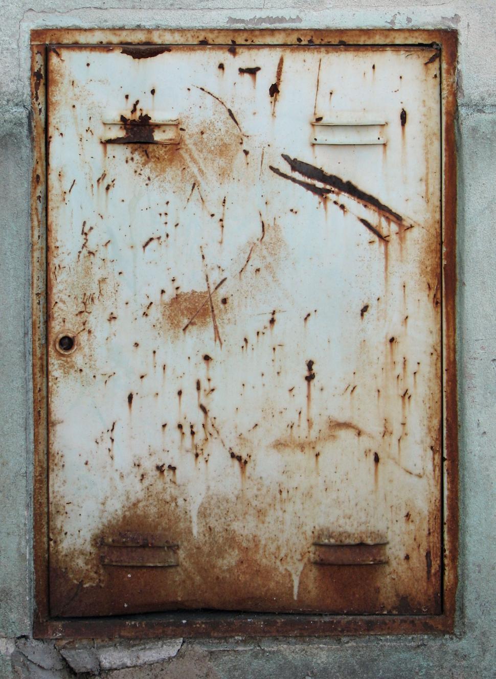 Free Image of Rusty Panel 