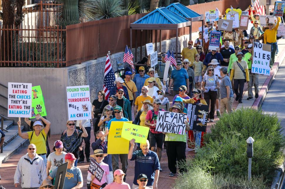 Free Image of Protest against kings at the community rally in downtown, midday event 