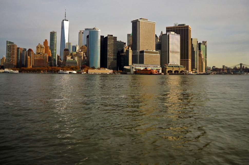 Free Image of Lower Manhattan Skyline 