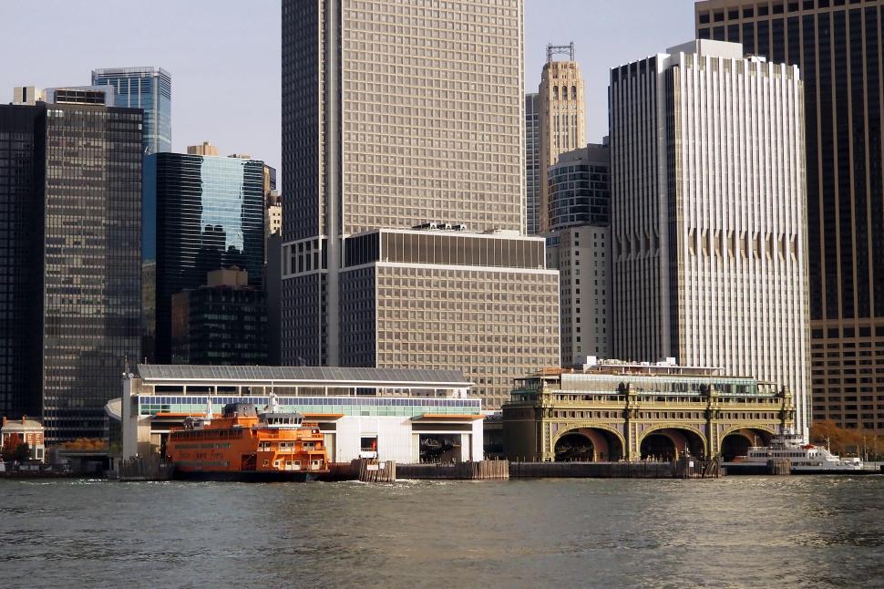 Free Image of Lower Manhattan Ferry Terminals 