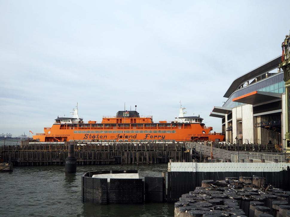Free Image of Staten Island Ferry Docked 
