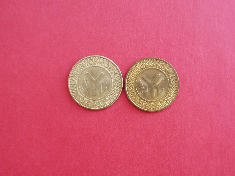 Free Image of 1980 NYC Subway Token 