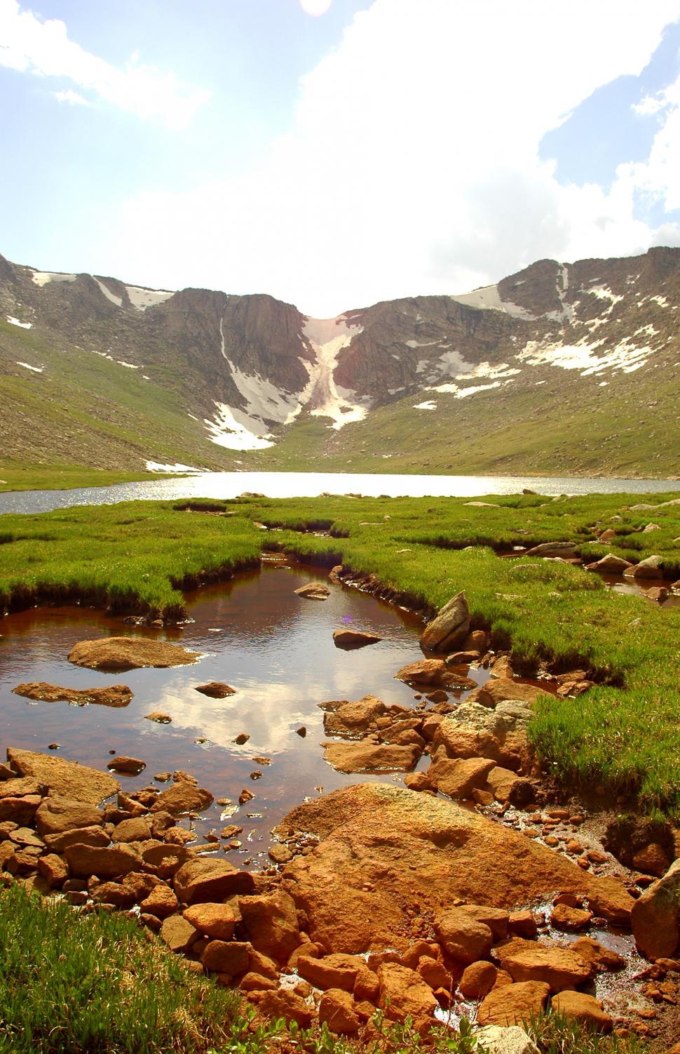 Free Image of Summit Lake - Mt. Evans, Colorado 