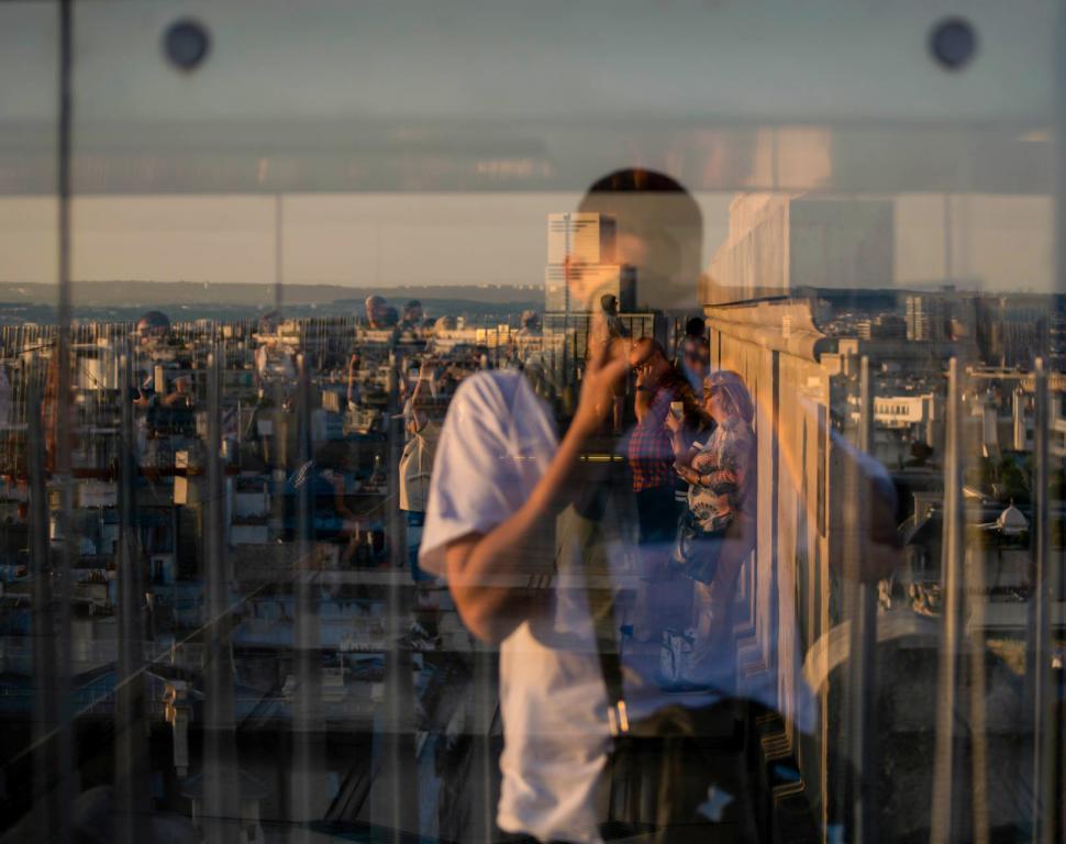 Free Image of Exploring cityscapes from a rooftop perspective 