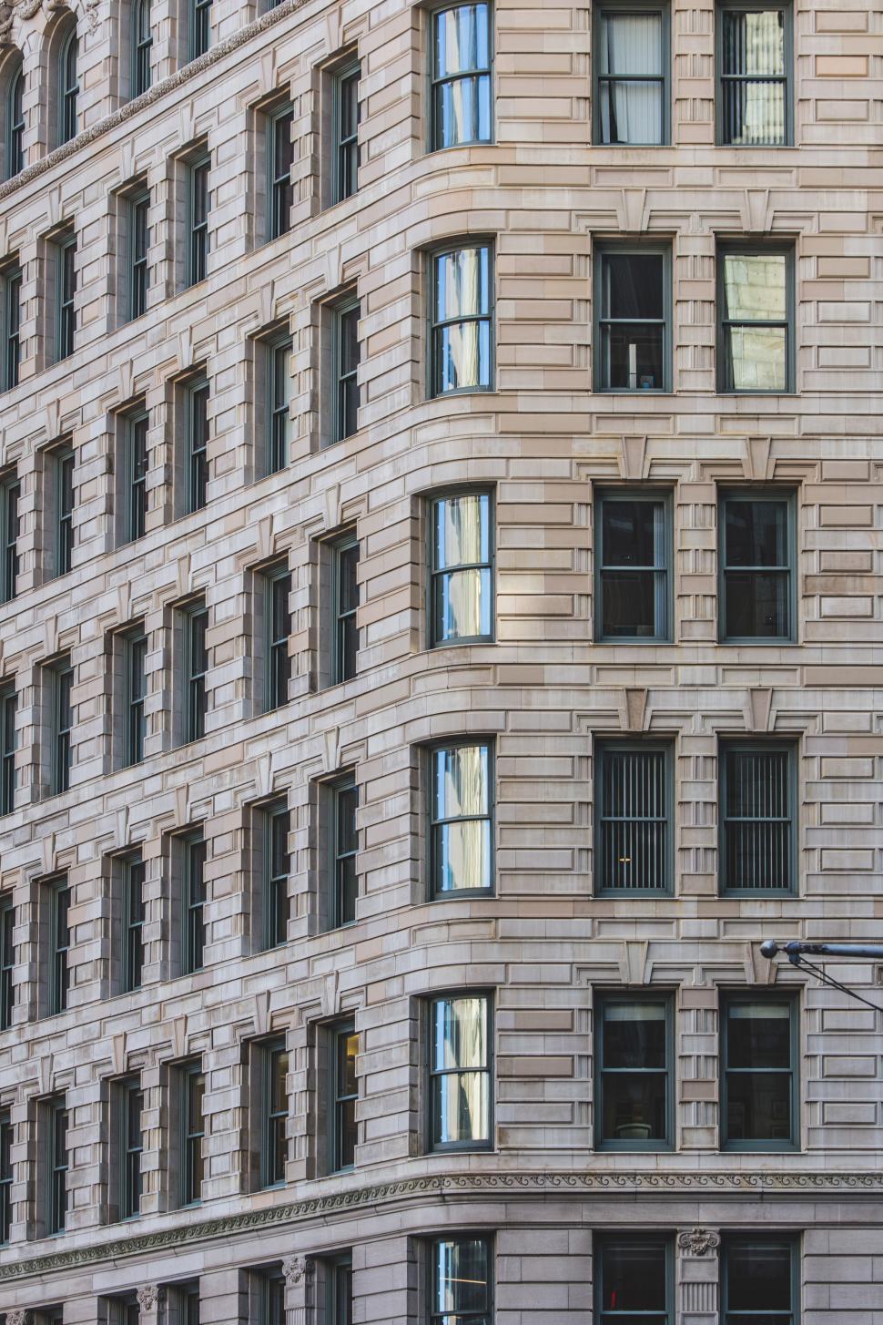Free Image of Historic building with architectural details in city setting 