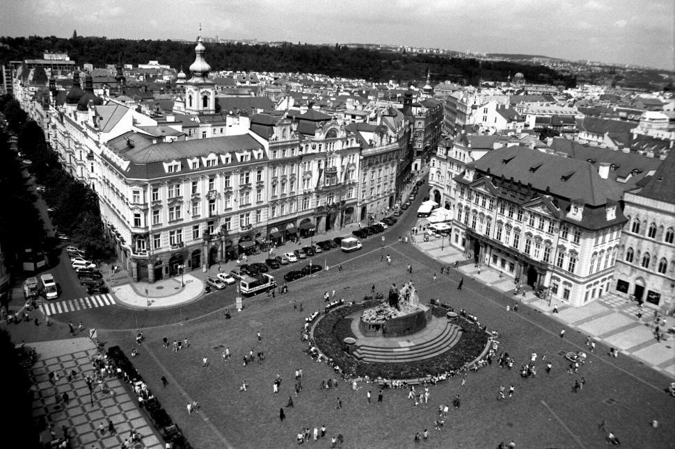 Free Image of Prague from Above 