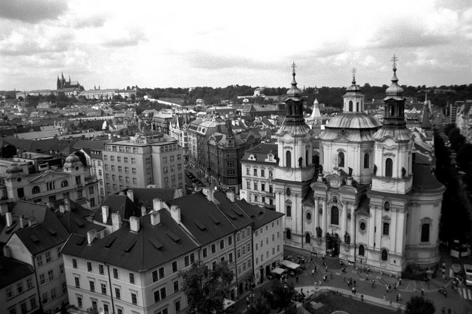 Free Image of Prague from Above 