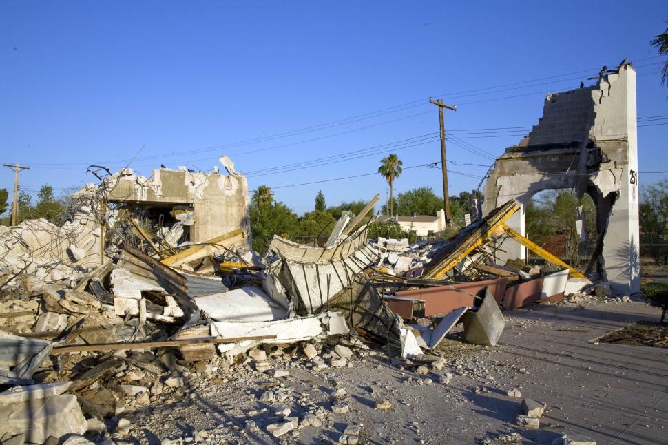 Free Image of A destroyed Building 