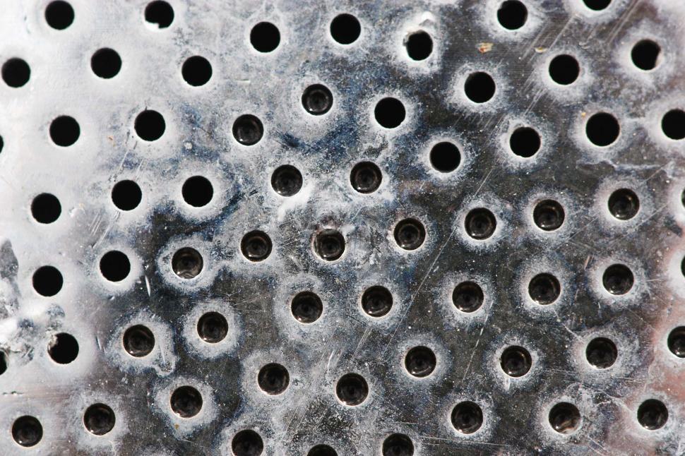 Free Image of Perforated metal texture 