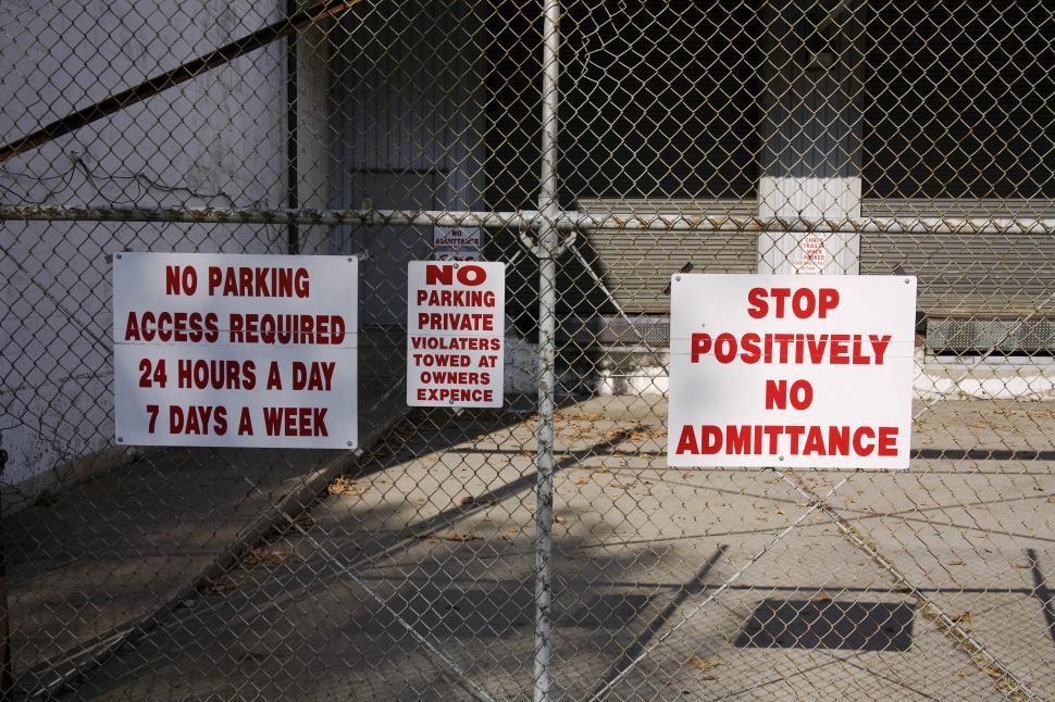 Free Image of Warning Signs 