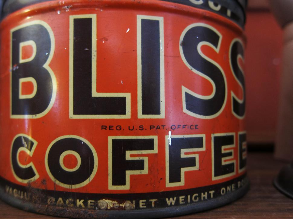 Free Image of old coffee tin 