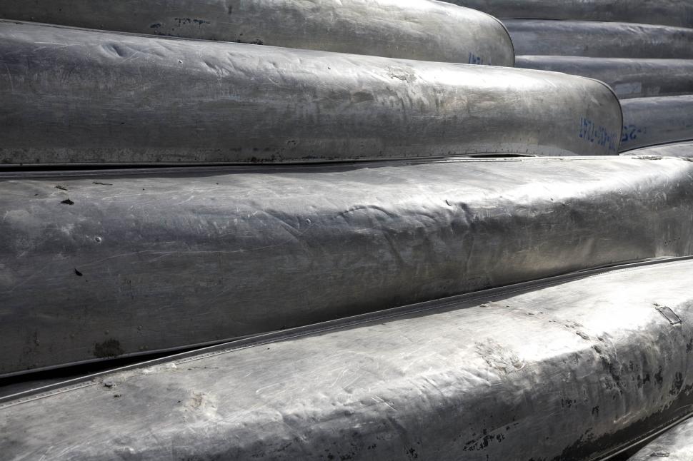 Free Image of stacked hulls 