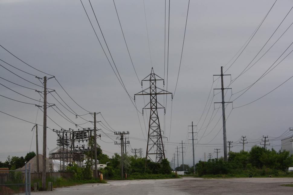 Free Image of Electrical Pylon 