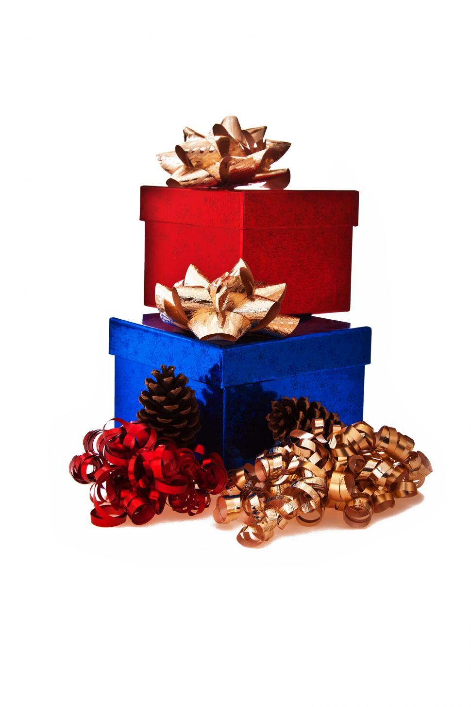 Free Image of Gift boxes 