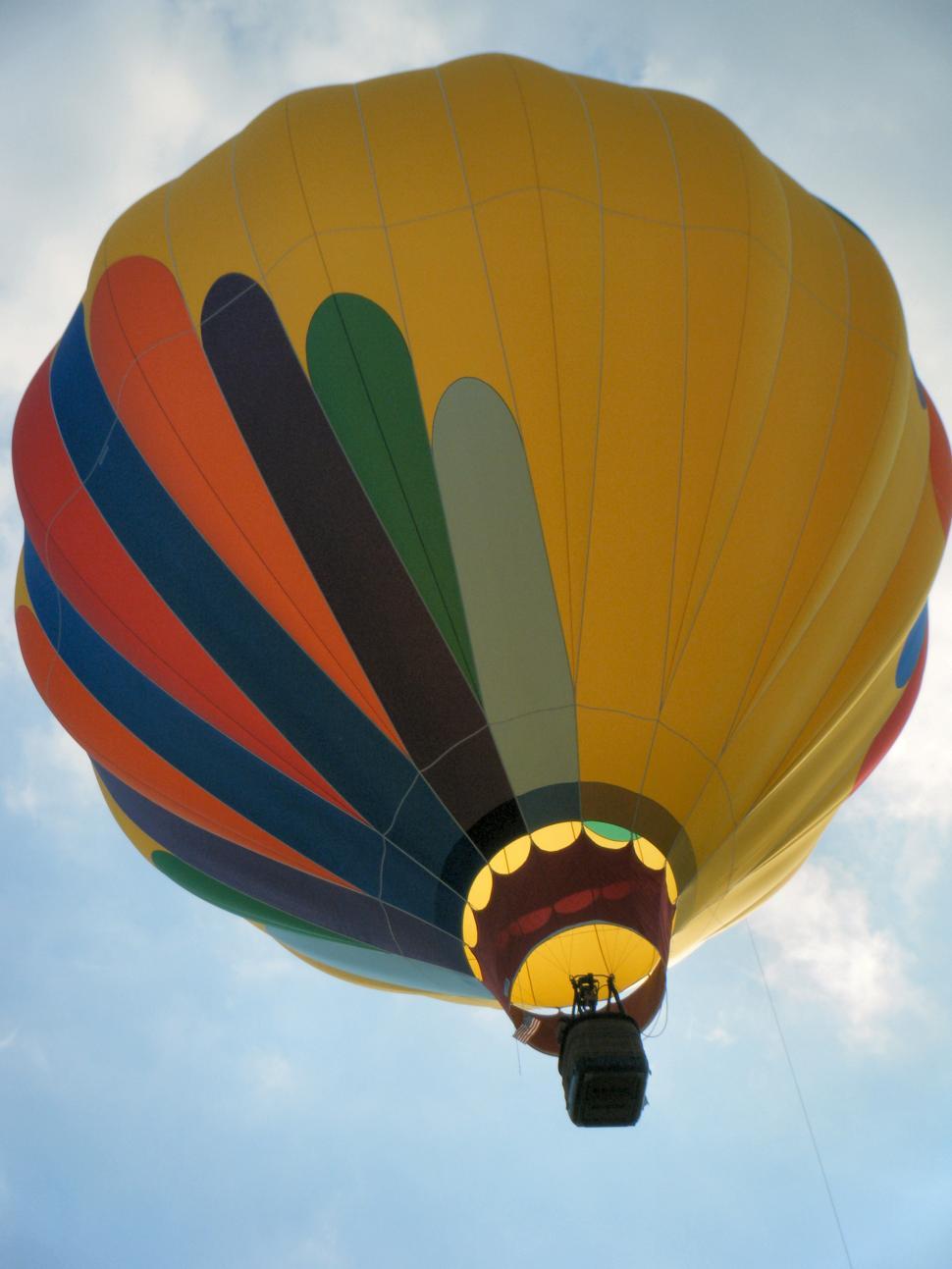 Free Image of Colorful hot air balloon in the sky 