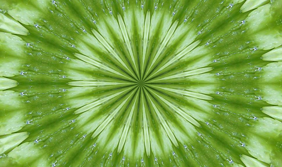 Free Image of Bright Green Kaleidoscope background image 3 