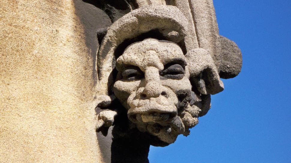 Free Image of Gargoyle Face 