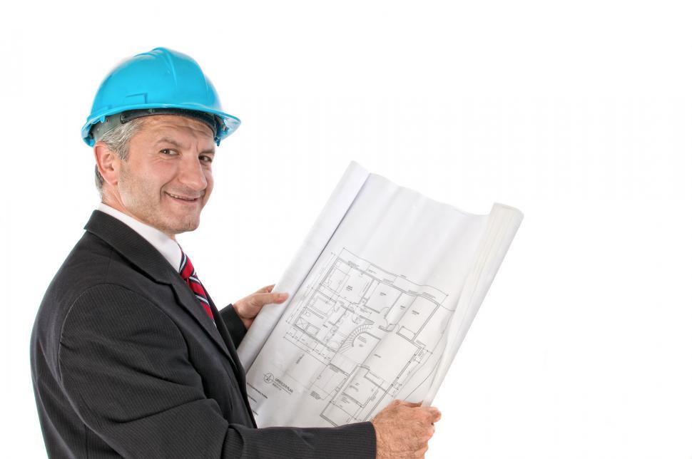 Free Image of Architect with Plans 