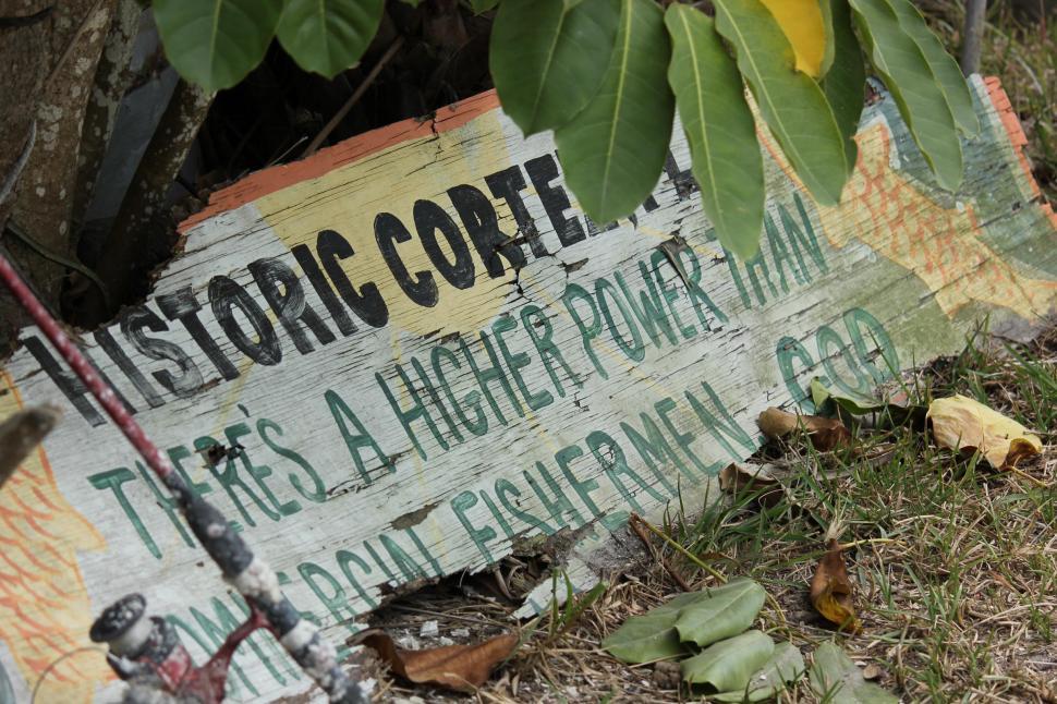 Free Image of Florida KeysOld Cortez Sign 