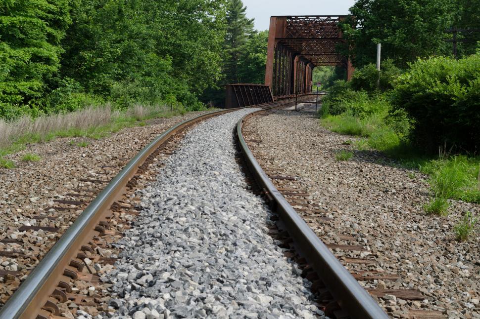 Free Image of Approach to Railroad Bridge No. 9 - Tusten NY 