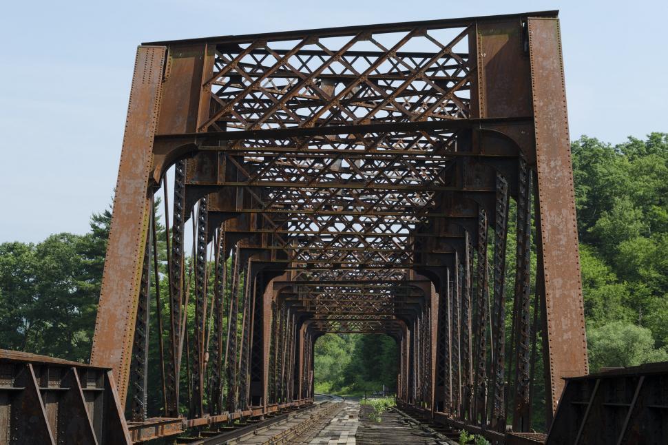 Free Image of Railroad Bridge No. 9 - Portal View 
