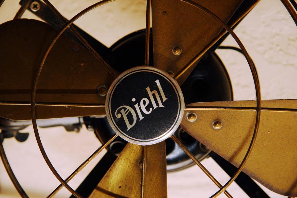 Free Image of Vintage fan detail 