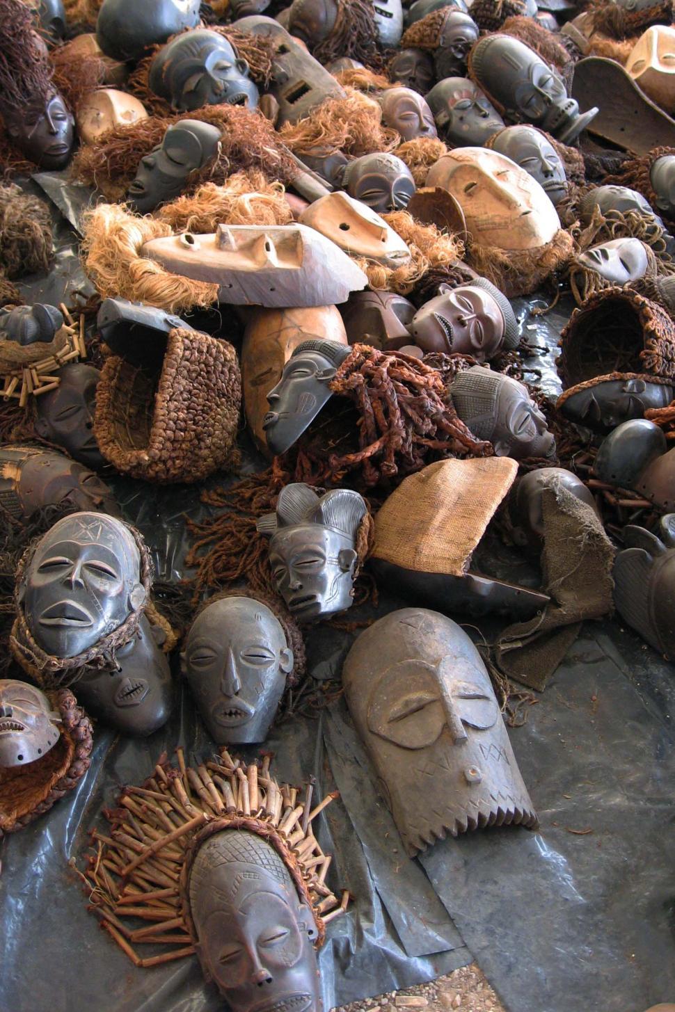 Free Image of Various African Masks 