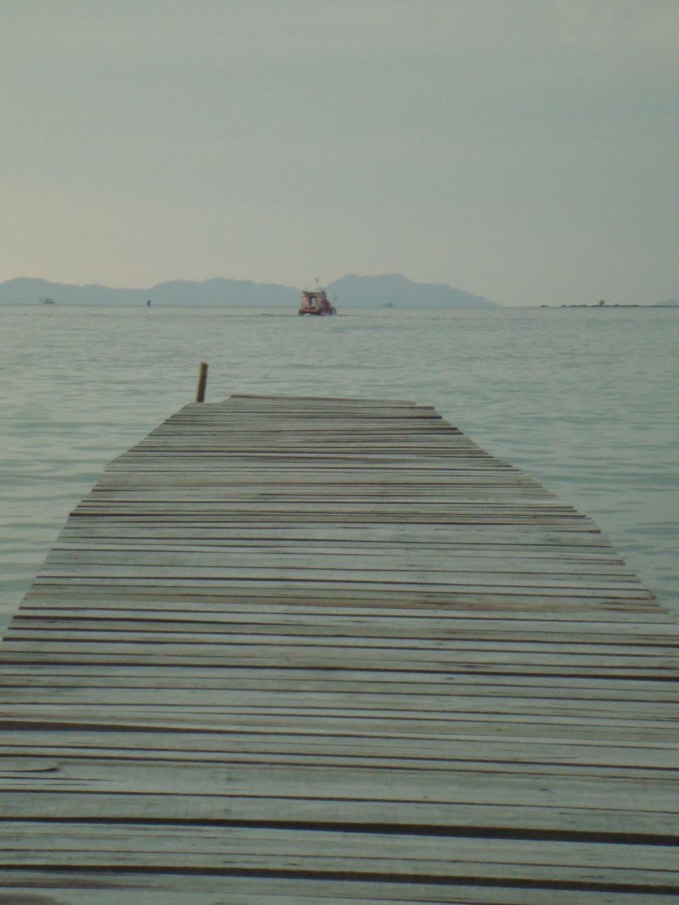 Free Image of Long Wooden Pier in Asia 