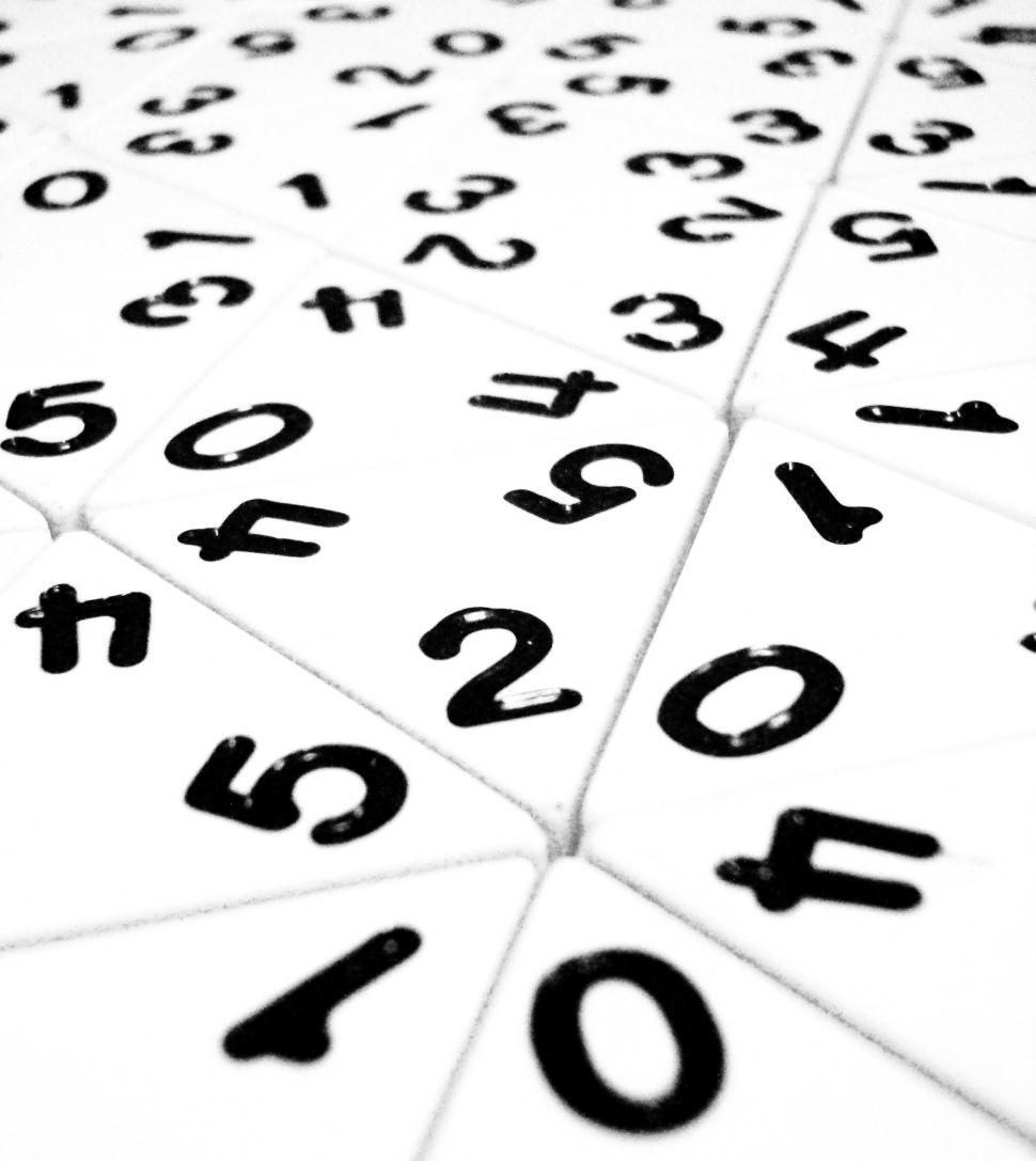 Free Image of Random Numbers 