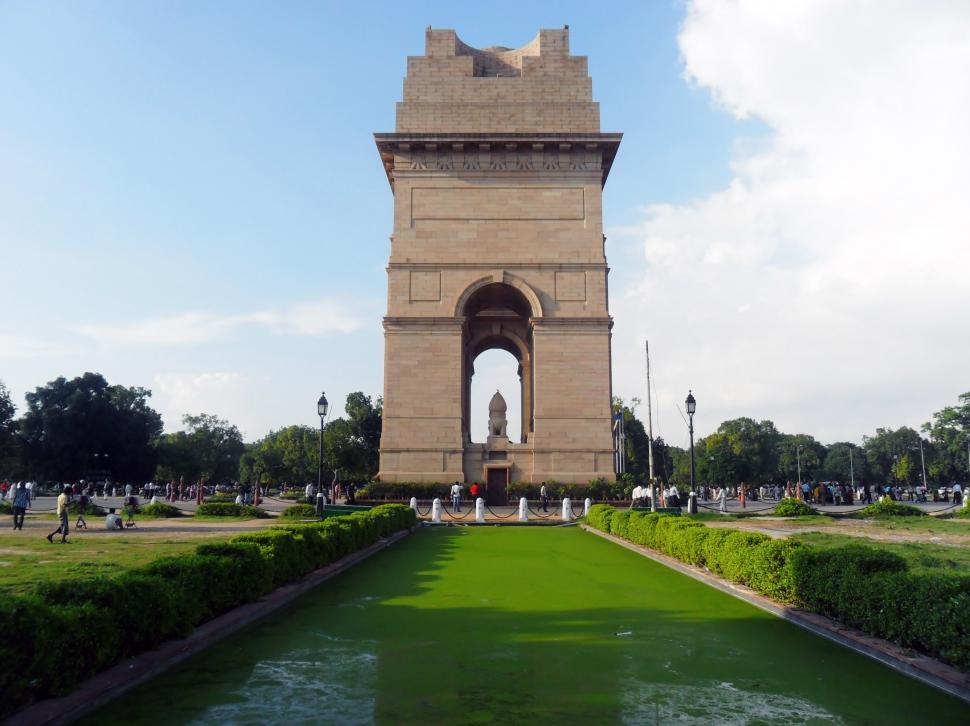 Free Image of India Gate Side View 