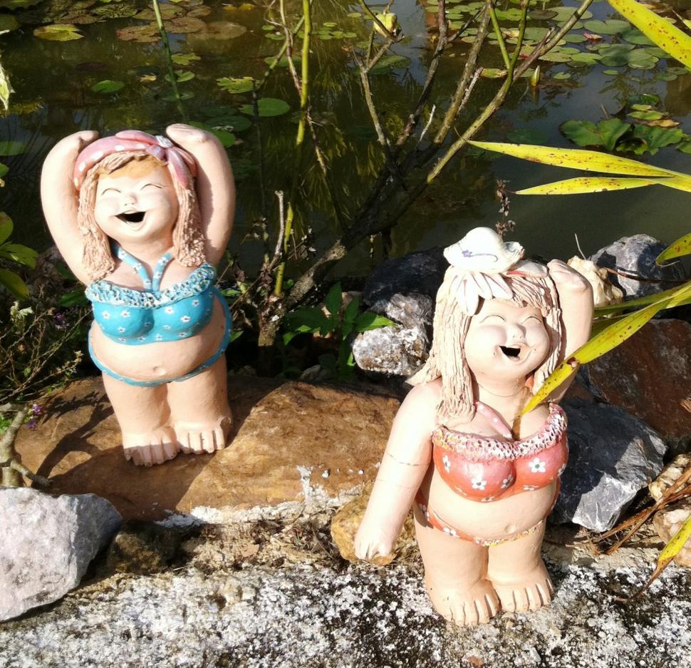 Free Image of Bikini Garden Ornaments 