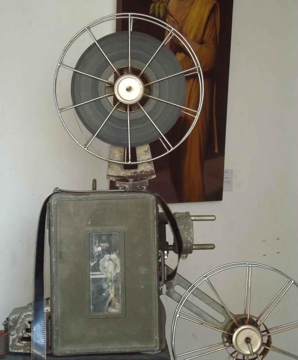 Free Image of Old film reel projector 