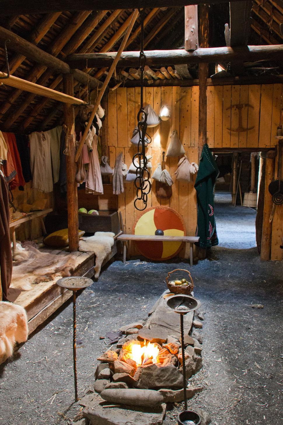 Free Image of Viking longhouse 