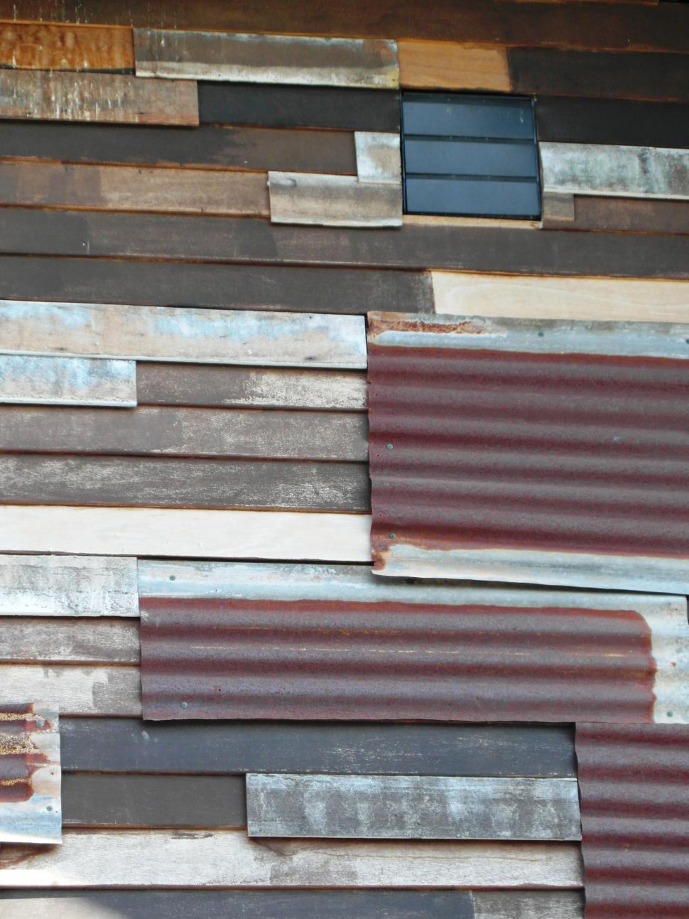 Free Image of Corrugated Panels Background 